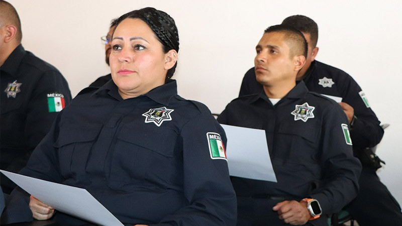 Incrementa participación de mujeres michoacanas en carrera policial 