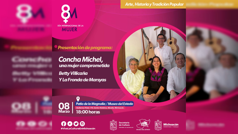 Con concierto, reconoce Secum trayectoria de Concha Michel 