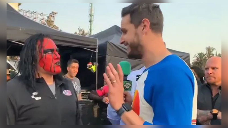 Famoso luchador de la AAA golpea a Adrián Marcelo 