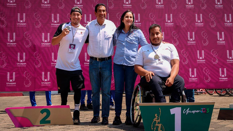 Uruapenses ganan medallas de oro y plata en Juegos Nacionales Deportivos en Silla de Ruedas y Amputados  
