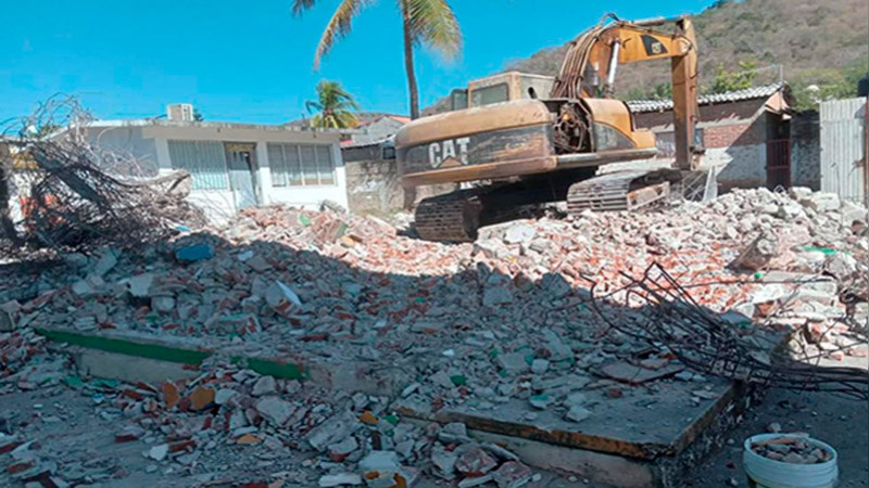 Inicia SCOP reparación de escuelas afectadas por sismo