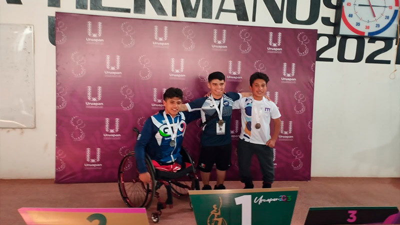 Arranca Morelia con dos bronces y un cuarto lugar en Juegos Nacionales Deportivos Sobre Silla de Ruedas y Amputados Uruapan 2023 