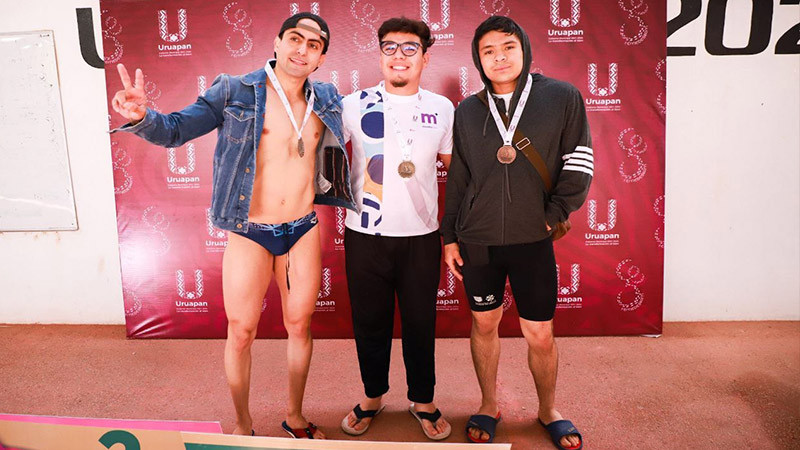 Michoacán suma ocho medallas en natación en los Juegos Nacionales Deportivos en Silla de Ruedas y Amputados 