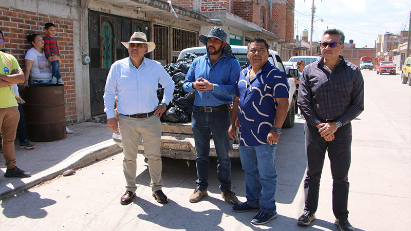 Presidente municipal de Ciudad Hidalgo realiza gira por diversas zonas del municipio 