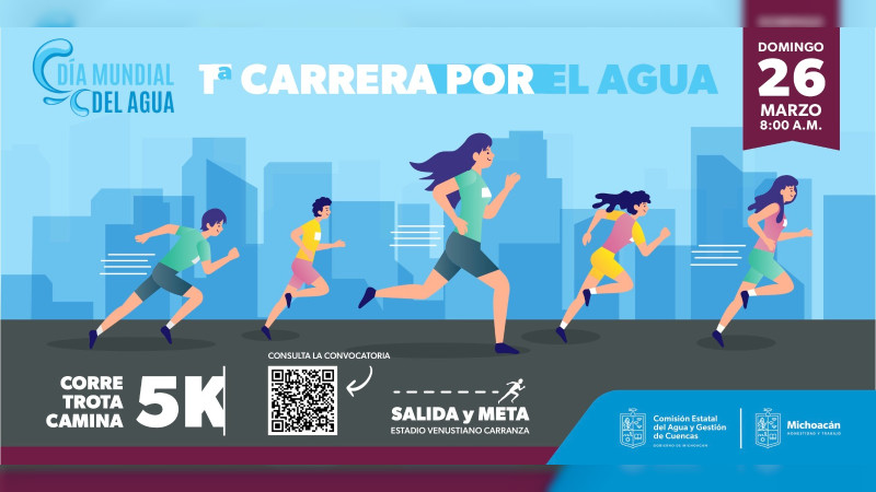 Se suma Cecufid a la primera Carrera por el Agua “Camina, Trota o Corre” 5 Km 