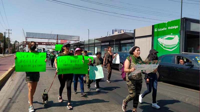 Hidalgo se suma a la marcha por los militares involucrados en el caso de Tamaulipas 