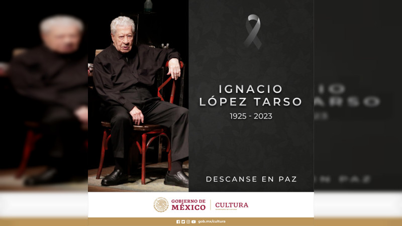Realizan homenaje póstumo al actor Ignacio López Tarso en Bellas Artes 