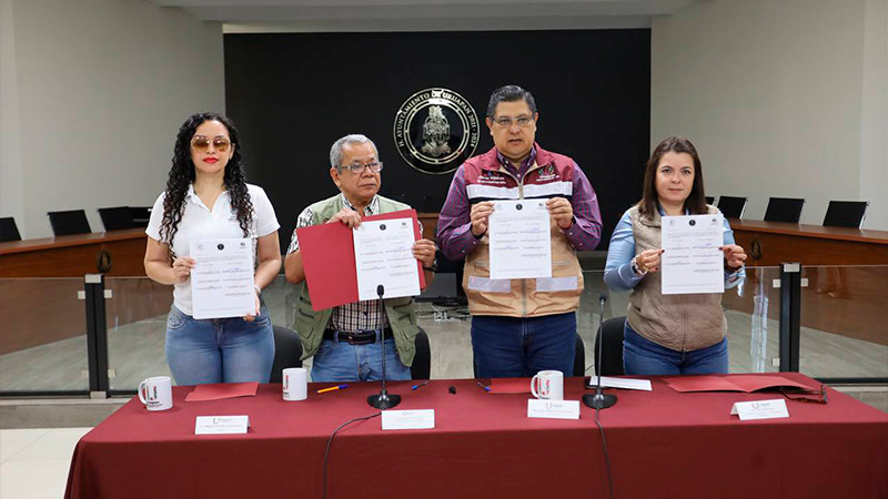 Uruapan, primer municipio de Michoacán en firmar convenio de coordinación para prevención y combate de incendios forestales
