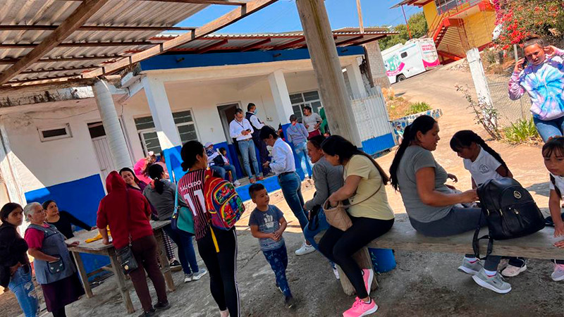 Amplía Salud Michoacán cobertura de Salud Itinerante en Salvador Escalante