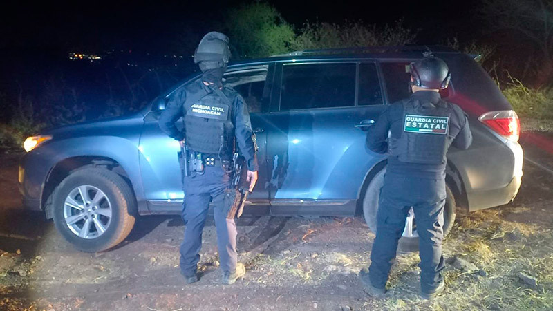 Recupera Guardia Civil camioneta robada en Jacona, Michoacán, tras persecución  