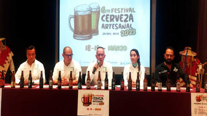 Anuncia Zacapu su 6° Festival de la Cerveza Artesanal 