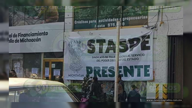 Gobierno de Michoacán y STASPE acuerdan prorrogar emplazamiento a huelga 