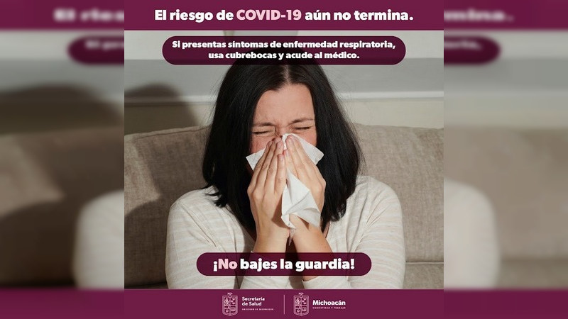 Vacunación y acciones sanitarias, esenciales para contener el COVID-19 en Michoacán: Salud Michoacán 