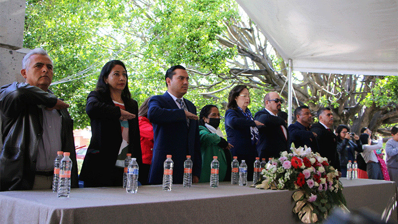 En Ciudad Hidalgo, realizan acto conmemorativo del LXXXV Aniversario de la Expropiación Petrolera