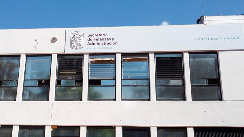 Este lunes permanecerán cerradas oficinas de la Secretaría de Finanzas en Morelia 