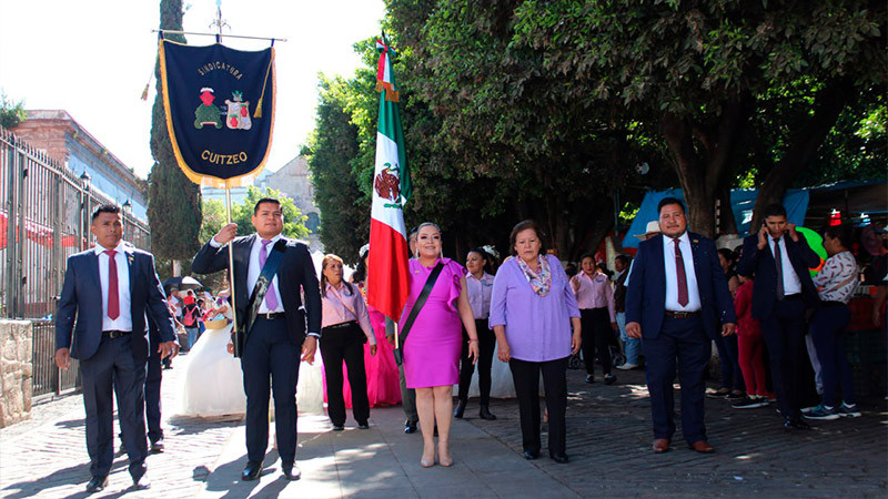 Cuitzeo se vistió de Colores en el Inicio de la Primavera 
