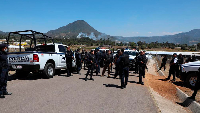 Suspenden actividades escolares en Zitácuaro tras enfrentamiento armado 