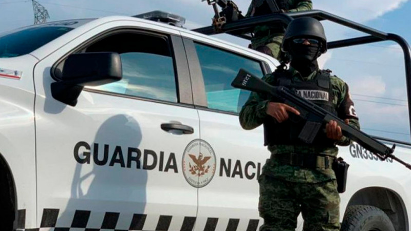 Elementos de la Guardia Nacional detienen a 4 personas con armamento en Zacatecas 