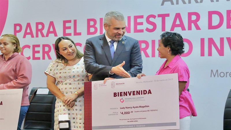 Cubre programa de ayuda a mujeres con cáncer más de 30 municipios de Michoacán 