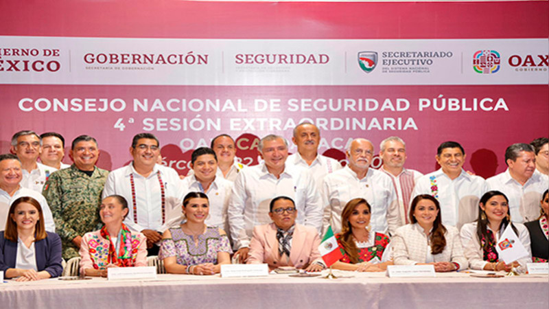 Recibirá Michoacán más recursos federales para reforzar la seguridad pública 