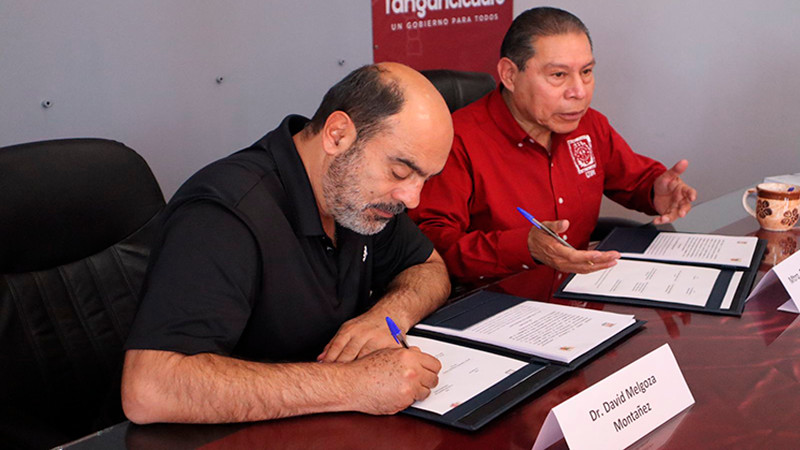 Acuerdan Universidad Intercultural y Tangancícuaro fortalecer educación superior 