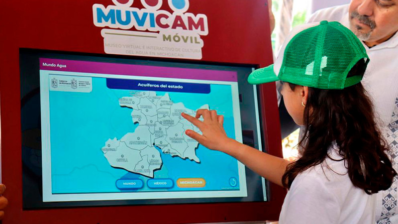 Colocan módulo virtual del Museo Interactivo del Agua, en el Zoo de Morelia
