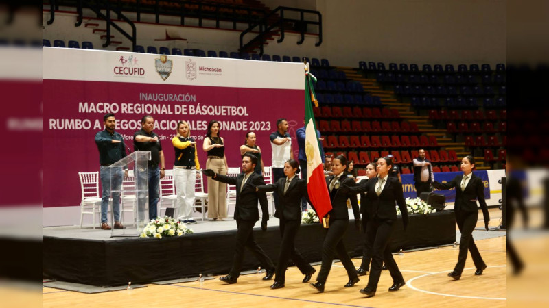 Inaugura Cecufid el Macro Regional de Básquetbol en Michoacán 
