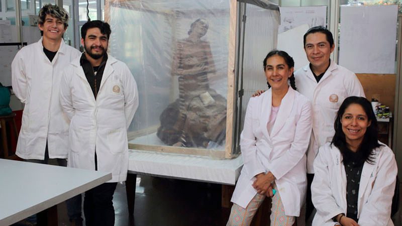 INAH realizará la restauración de una escultura de Santa María Egipciaca