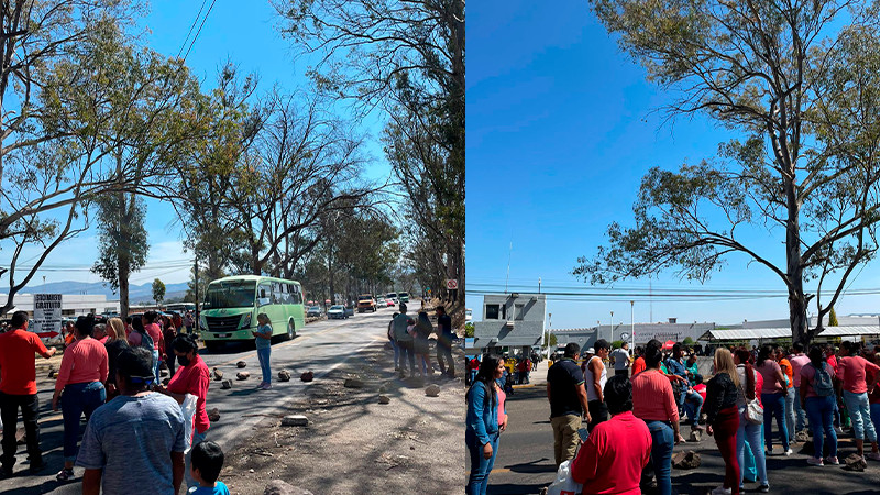 Cierran familiares de reclusos en Cereso Mil Cumbres carretera 