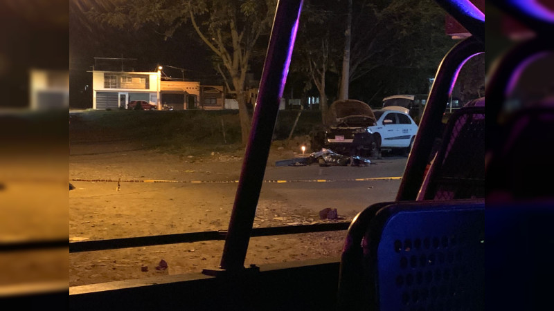 En Uruapan asesinan a balazos a un taxista 