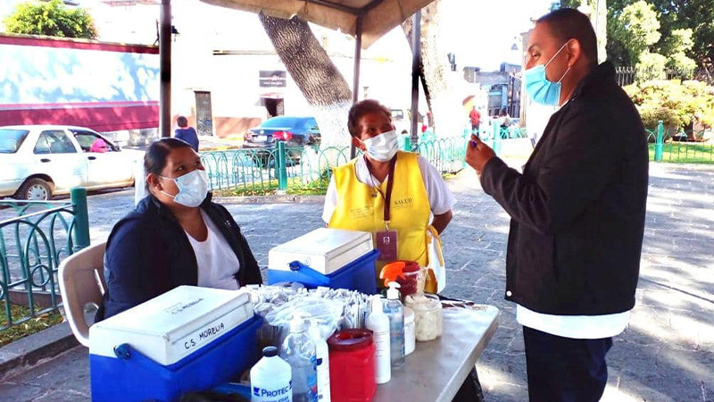Mantiene Salud Michoacán vacunación contra COVID-19 en Morelia