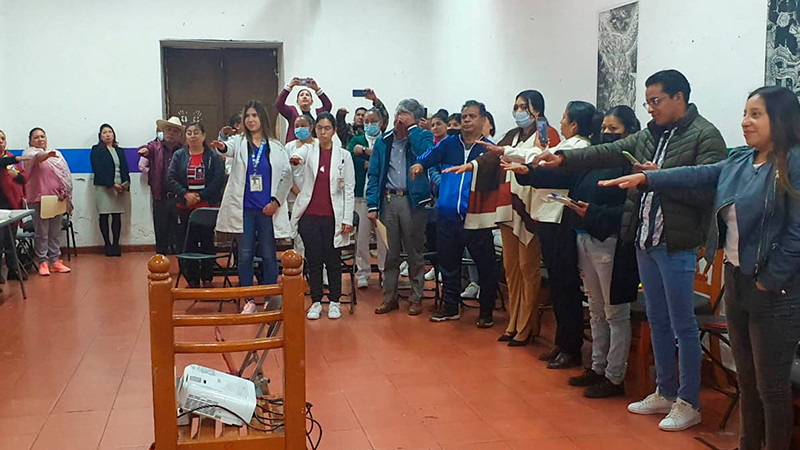 Instala Salud Michoacán en Cherán Consejo Comunal contra las Adicciones
