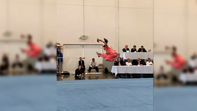 Destacan morelianos en Campeonato Nacional de Wushu Kungfu 2023 