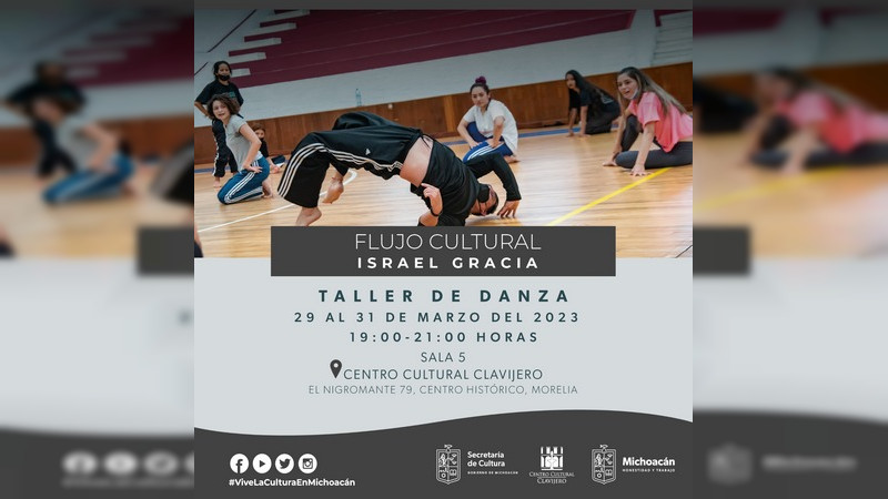 Secum invita a los talleres de danza Bailar Lento y Flujo Corporal 