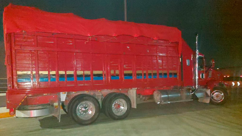 Rescatan a 93 migrantes que viajaban dentro de un camión de carga, en Nuevo León