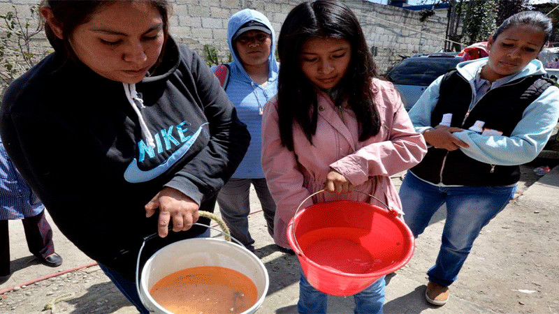 Pobladores de Choix se quedan sin agua por contaminación del principal pozo 