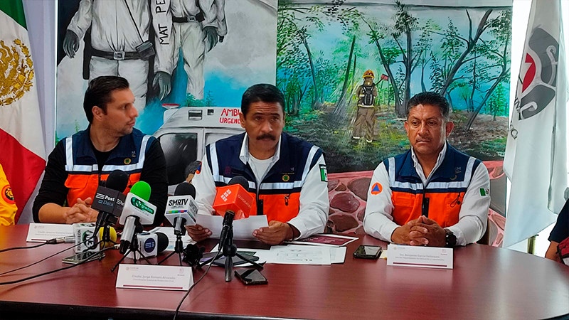 Controlado el incendio en Cotija, afirma Protección Civil Michoacán 