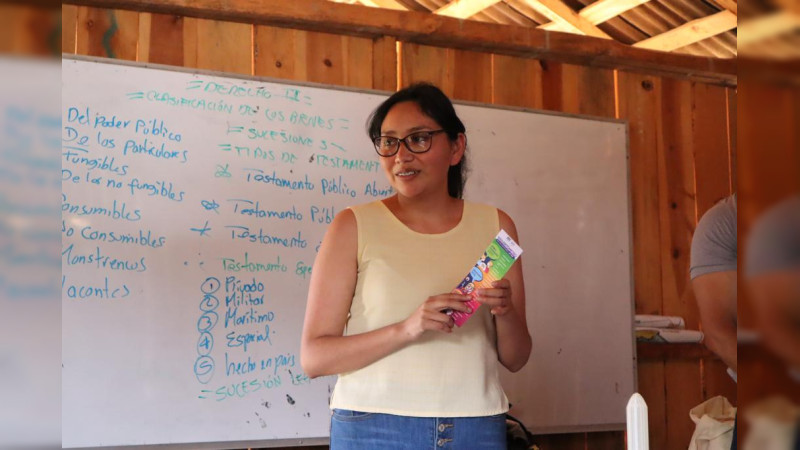 “IJUM en tu Tenencia” llega a Telebachillerato Michoacán de San Miguel del Monte