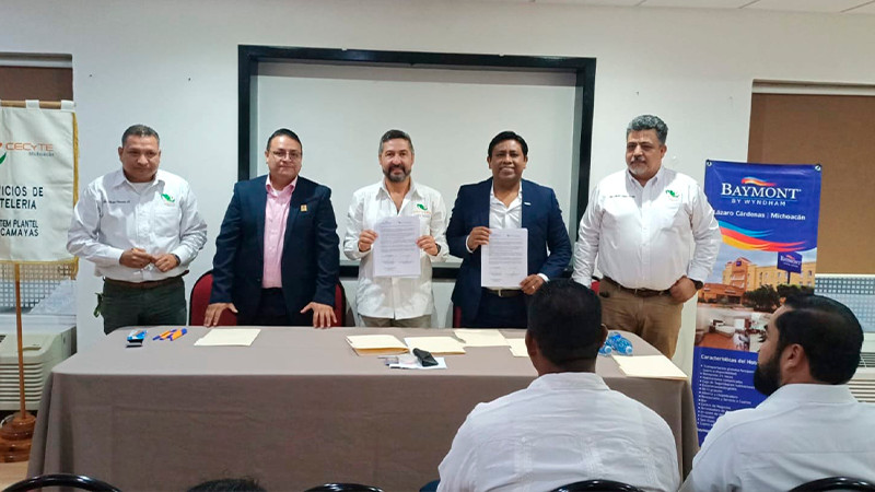 Suma Cecytem a empresa hotelera al modelo de Educación Dual