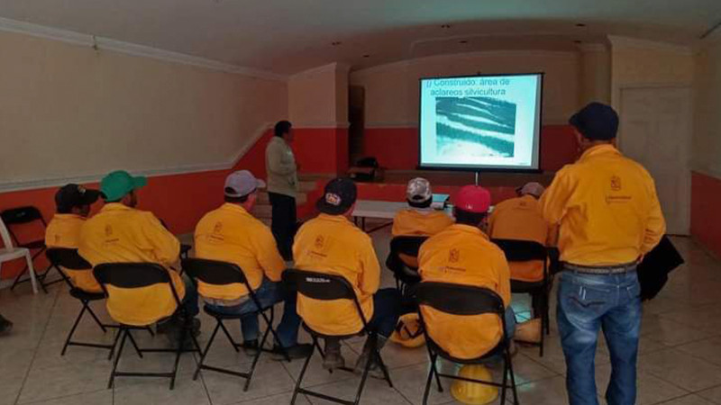 “Clausuran capacitación a brigada contra incendios 2023”, comunicado del H. Ayuntamiento de Ocampo