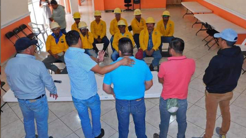 “Clausuran capacitación a brigada contra incendios 2023”, comunicado del H. Ayuntamiento de Ocampo