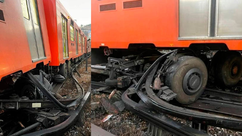 Se desacopla tren de vías en Indios Verdes del Metro en CDMX; generó retrasos en Línea 3 