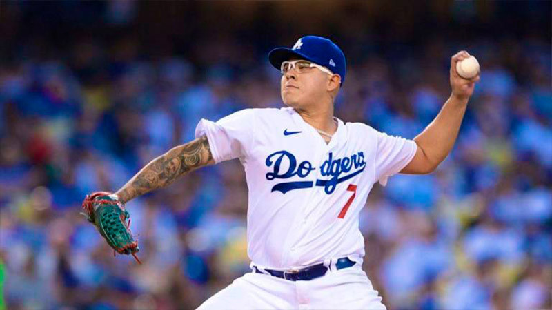 Julio Urías consigue su primer triunfo con los Dodgers 