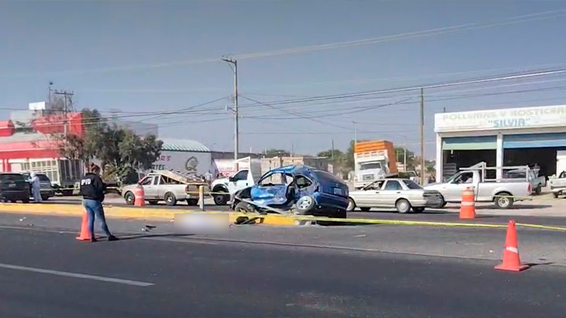 Fatal choque en Tequisquiapan, Querétaro dejo una persona sin vida  