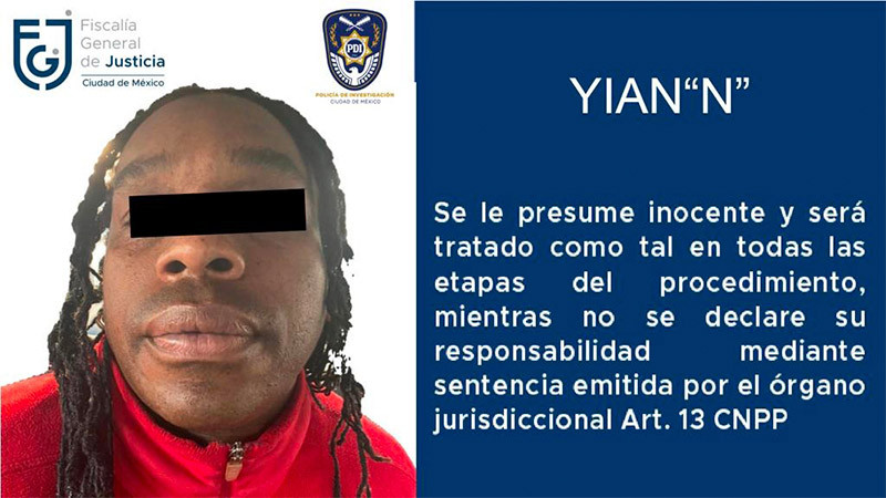 Detienen a Yian López, presunto agresor de la cantante Heidi Infante 