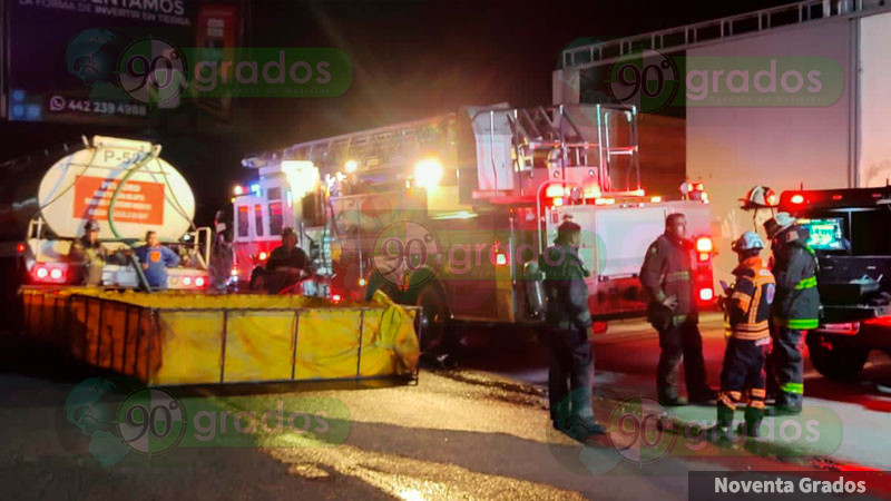 Arde bodega en El Marqués, Querétaro; hay 3 lesionados 