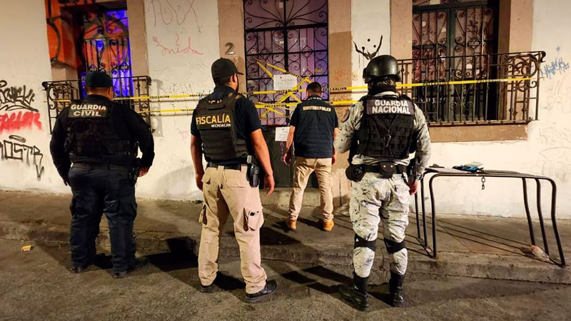 Catean bar en Centro de Morelia, aseguran drogas y detienen a 18 personas
