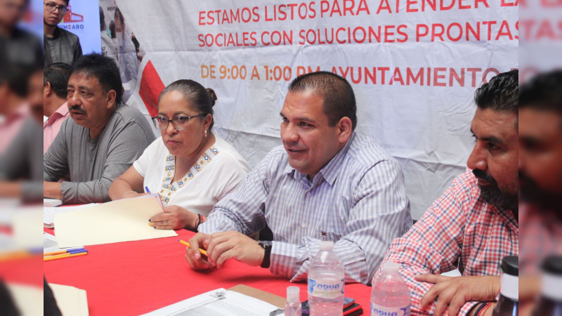 Avanza con éxito Lunes Ciudadano en Tarímbaro