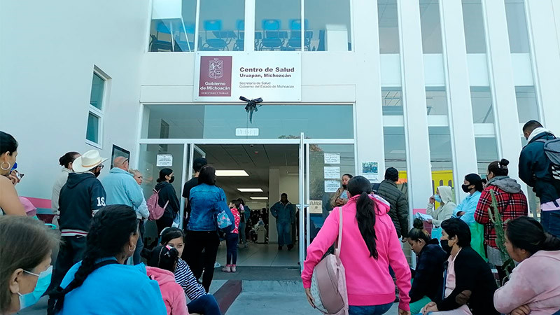 SSM pide completar esquema de vacunación en menores de Uruapan 