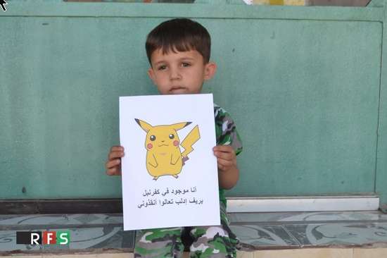 A través de Pokemon Go, niños sirios piden ayuda  
